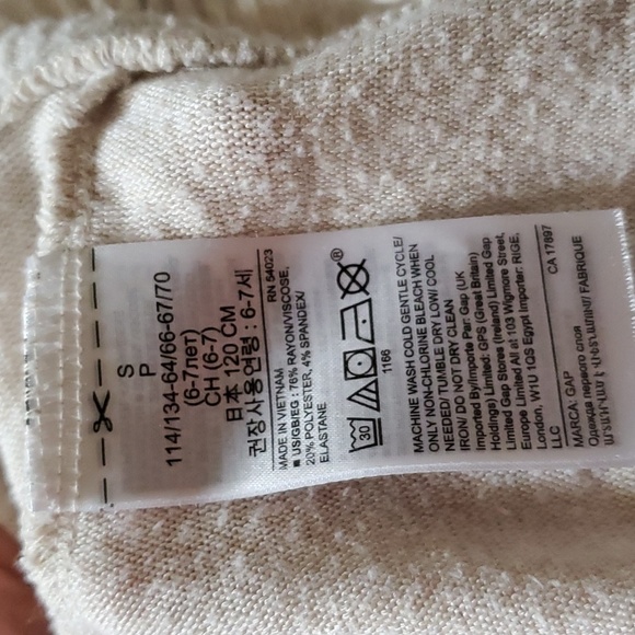 GAP KHAKI GIRLS CARDIGAN - Picture 7 of 7